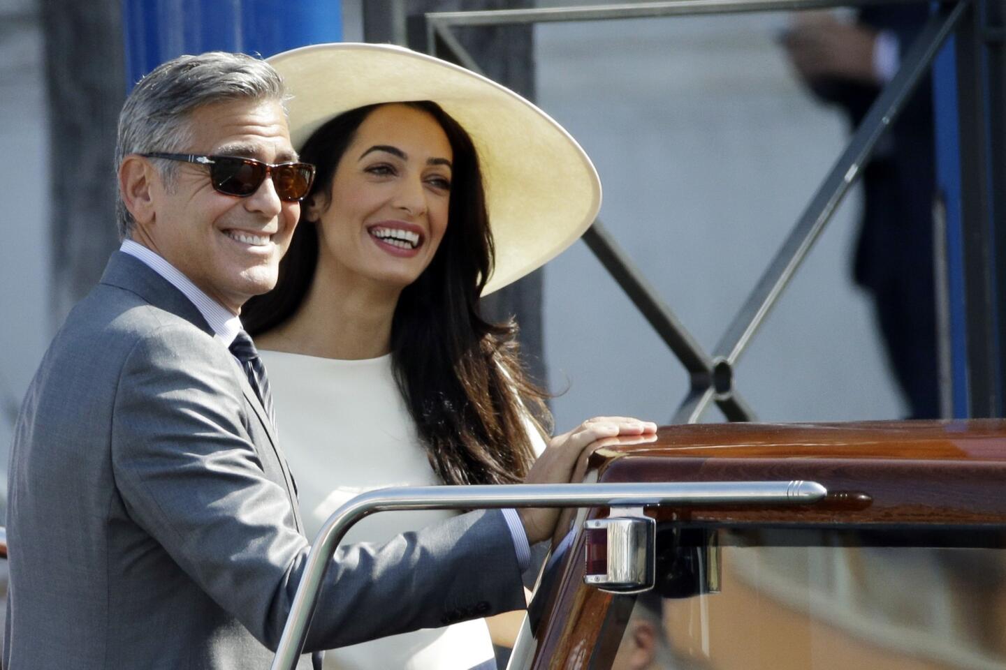 Amal Clooney Wore the Most Charming Fringe Dress in Italy