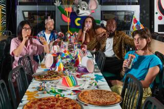 Holly Giang, Ryan Kageyama, Anabel I?igo, Dave Harris and Nat Agoos at Chuck E. Cheese.