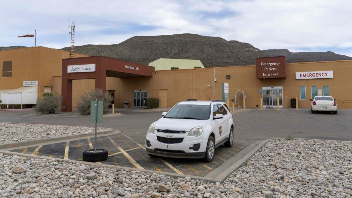 The hospital in Alamogordo, N.M., where an 8-year-old boy from Guatemala died on Christmas Eve.