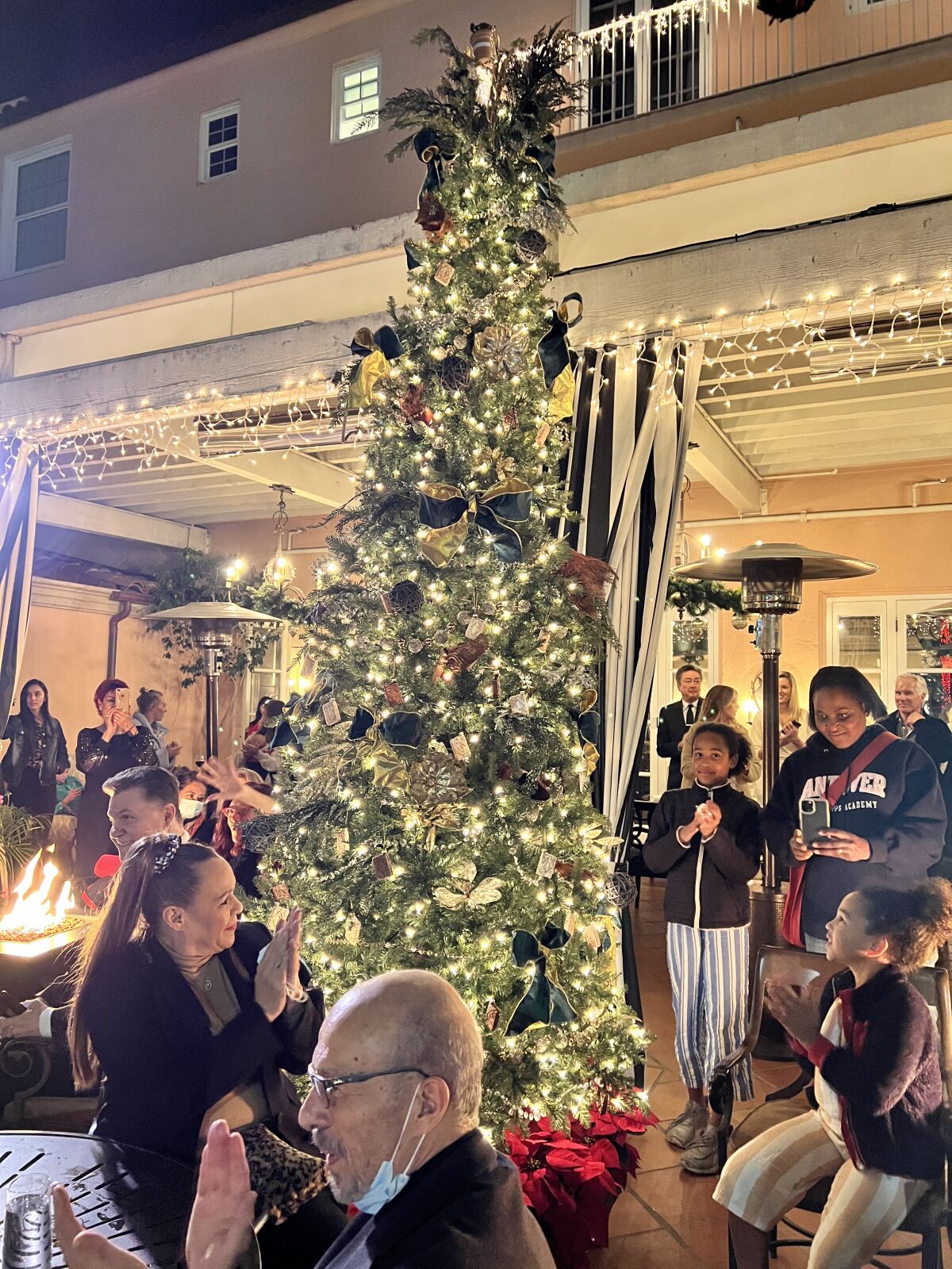 La Jolla's La Valencia Hotel will hold its holiday tree lighting Thursday, Dec. 1.