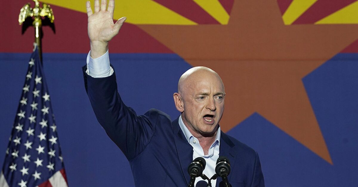Arizona Sen. Mark Kelly fends off GOP challenger Blake Masters