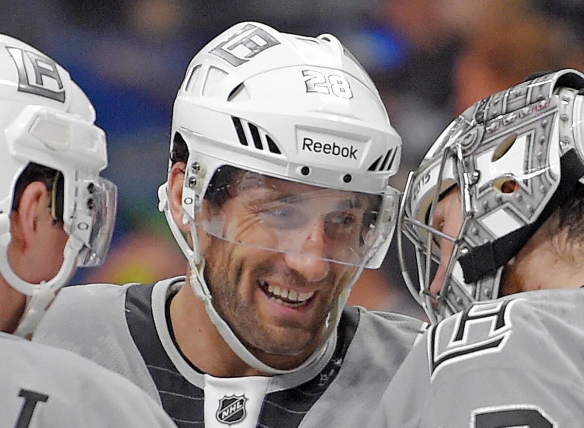 Los Angeles Kings center Jarret Stoll, shown in an April 11 game, agreed to plead guilty to two misdemeanor counts after being charged with felony drug possession in Las Vegas.