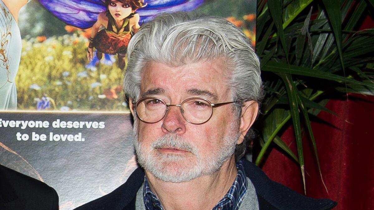 In a match made in several kinds of heaven, Stephen Colbert will temporarily emerge from his late-night interregnum to interview George Lucas, pictured, eight months before "Star Wars Episode VII" hits theaters.