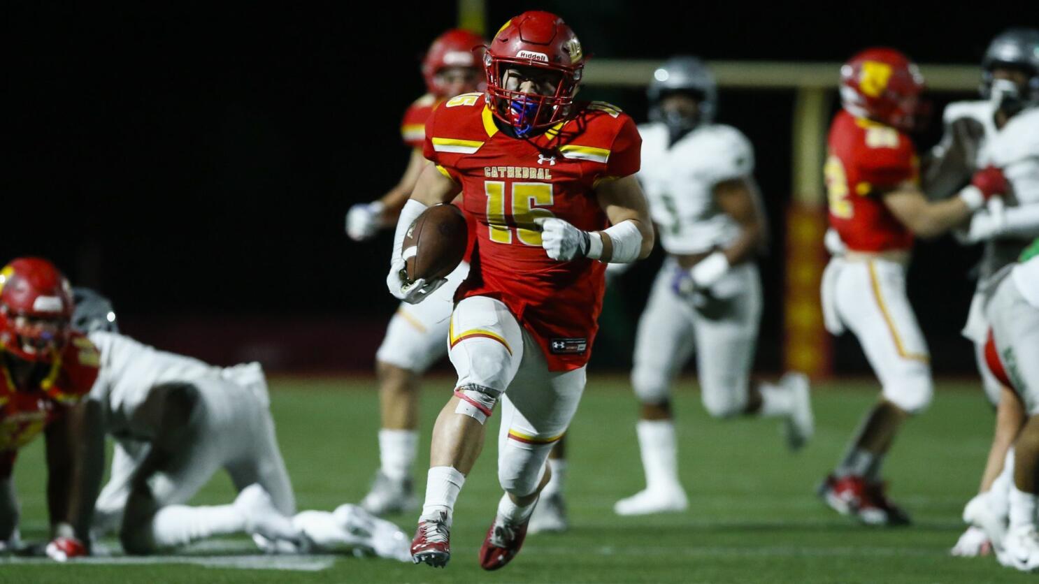 Cathedral revels in Open Division football championship win over Carlsbad -  The San Diego Union-Tribune