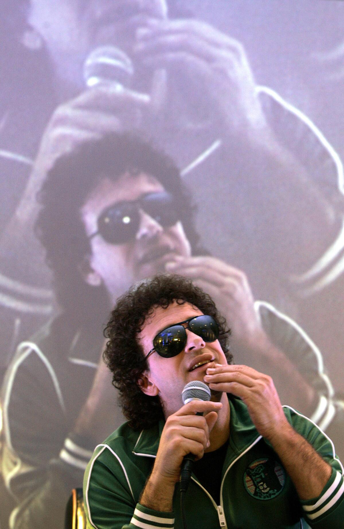 Gustavo Cerati, former lead singer of the Argentine rock band Soda Stereo.