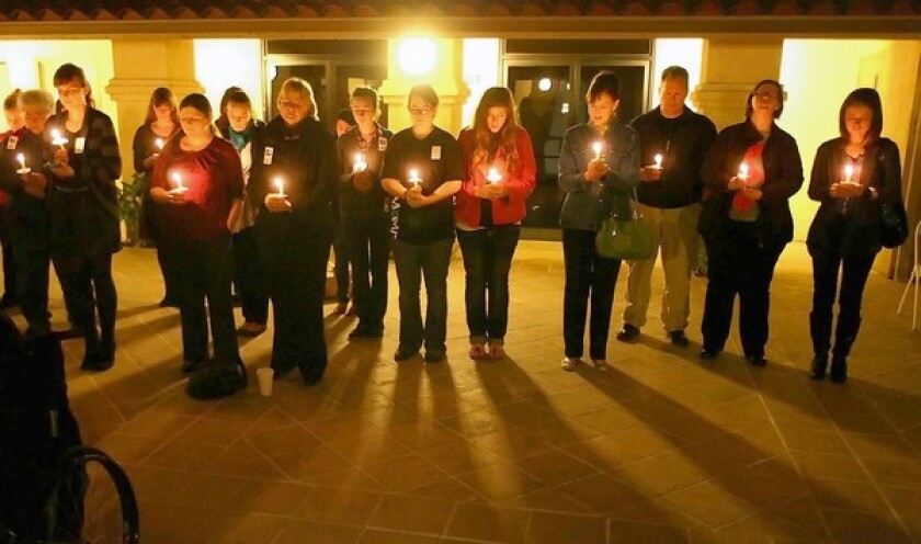 Vigil Raises Awareness On Modern Slavery Los Angeles Times 6671