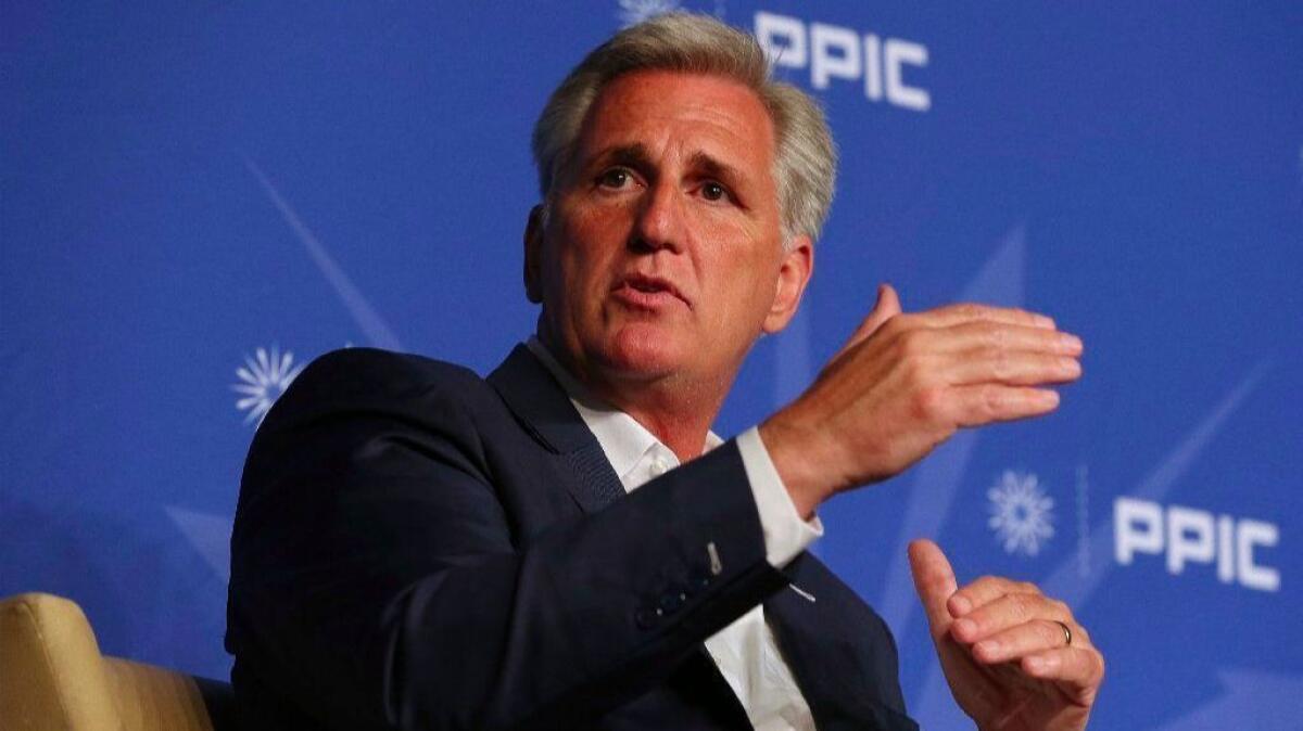 Rep. Kevin McCarthy (R-Bakersfield) will be the House minority leaders in the next Congress.