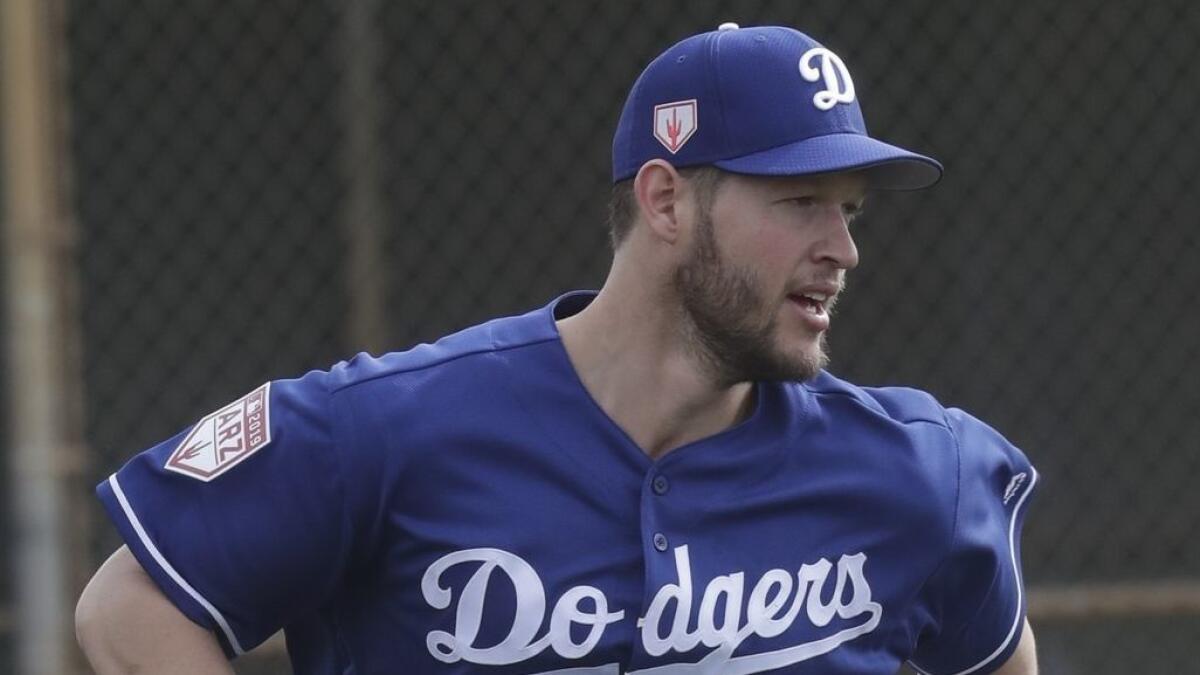 Clayton Kershaw is slated to start on opening day for the Dodgers for the ninth consecutive season.