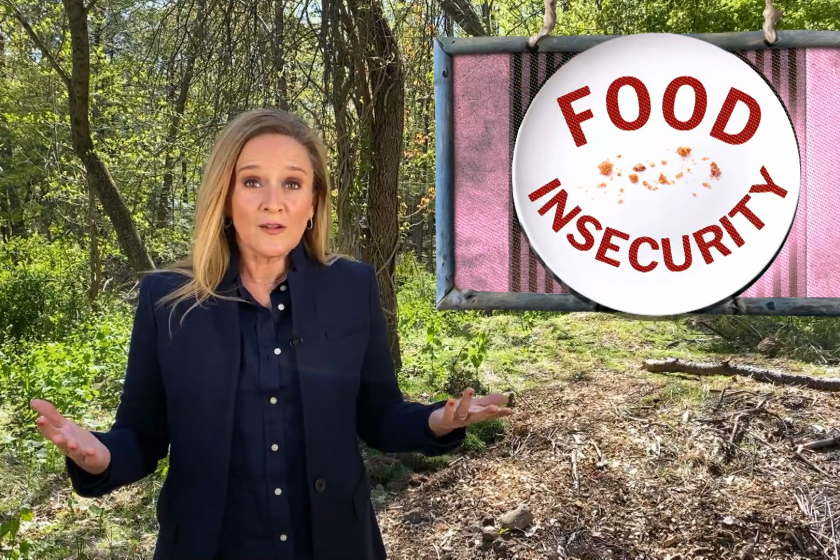 Samantha Bee has been shooting "Full Frontal," her TBS late night show, in the woods.