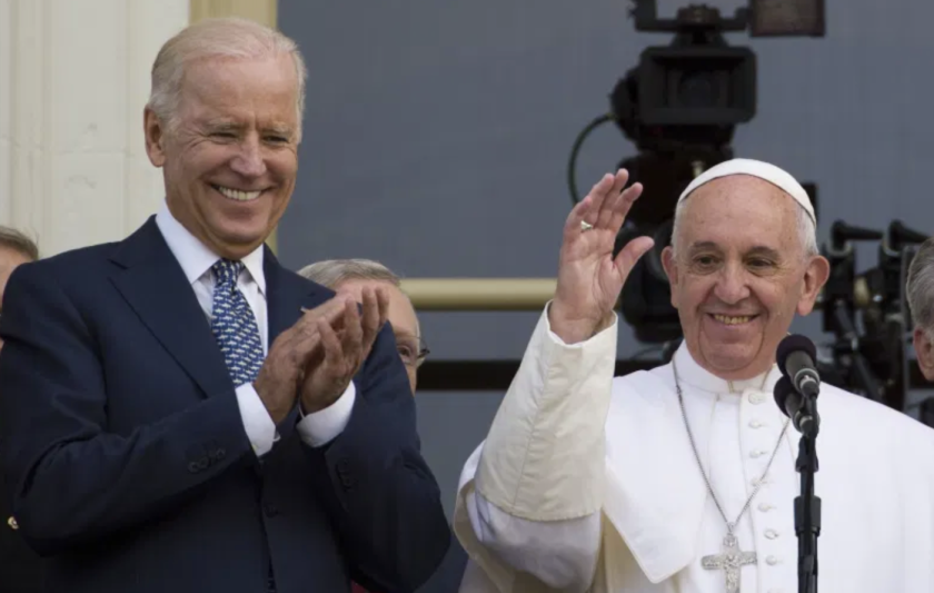 El Papa y Biden