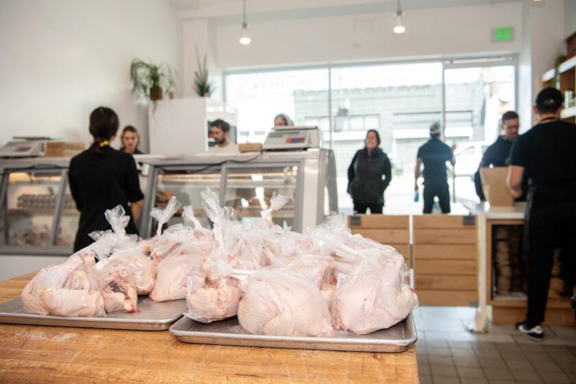 LOS ANGELES, CA- March 18, 2020: Inside Standing's Butchery 
