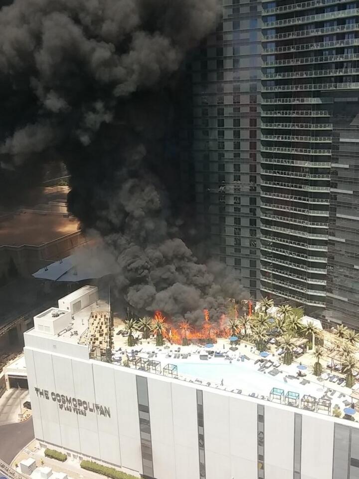 Las Vegas hotel fire