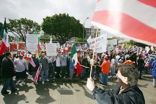 Protestors March Against Proposed Immigration Legislation