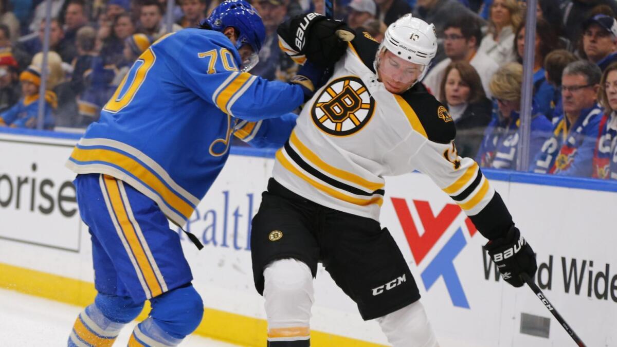 Expect a fast-paced, hard-hitting game with Oskar Sundqvist and the Blues take on Charlie Coyle and the Bruins in the Stanley Cup Final.