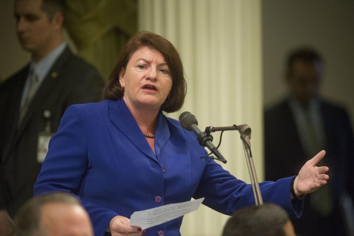 Assembly Speaker Toni Atkins (D-San Diego) adjourned the legislative session in memory of two transgender teenagers who committed suicide.