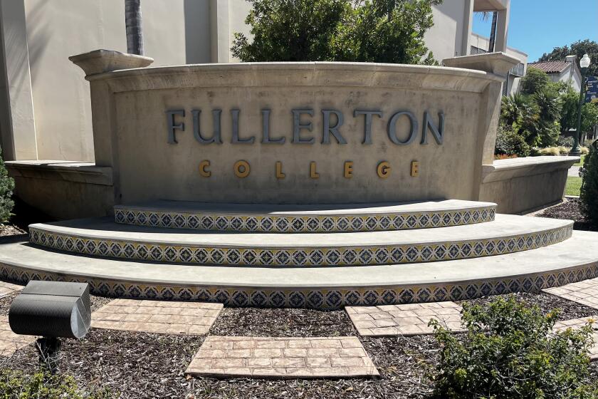 Another interim president is at the helm of Fullerton College after a series of contentious board meetings.