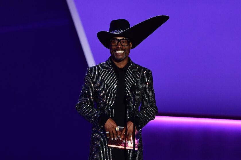 US actor Billy Porter presents an award onstage during the 71st Emmy Awards at the Microsoft Theatre in Los Angeles on September 22, 2019. (Photo by Frederic J. BROWN / AFP) (Photo credit should read FREDERIC J. BROWN/AFP/Getty Images)