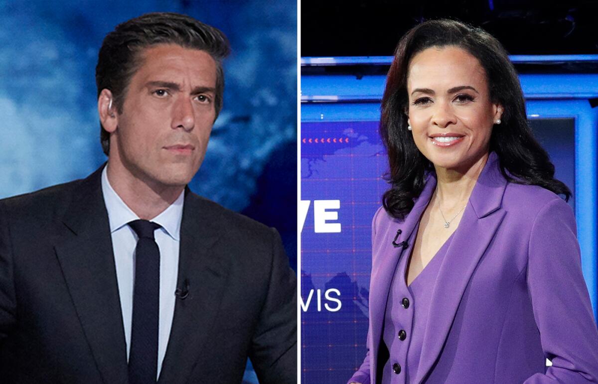 Meet the Harris-Trump debate moderators: ABC News' David Muir and Linsey  Davis - Los Angeles Times