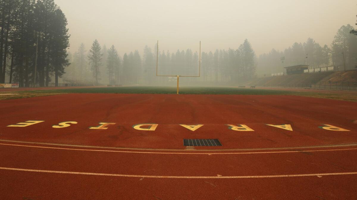 The Paradise High School football team was supposed to start the playoffs Nov. 9. By then, almost the entire team was homeless.