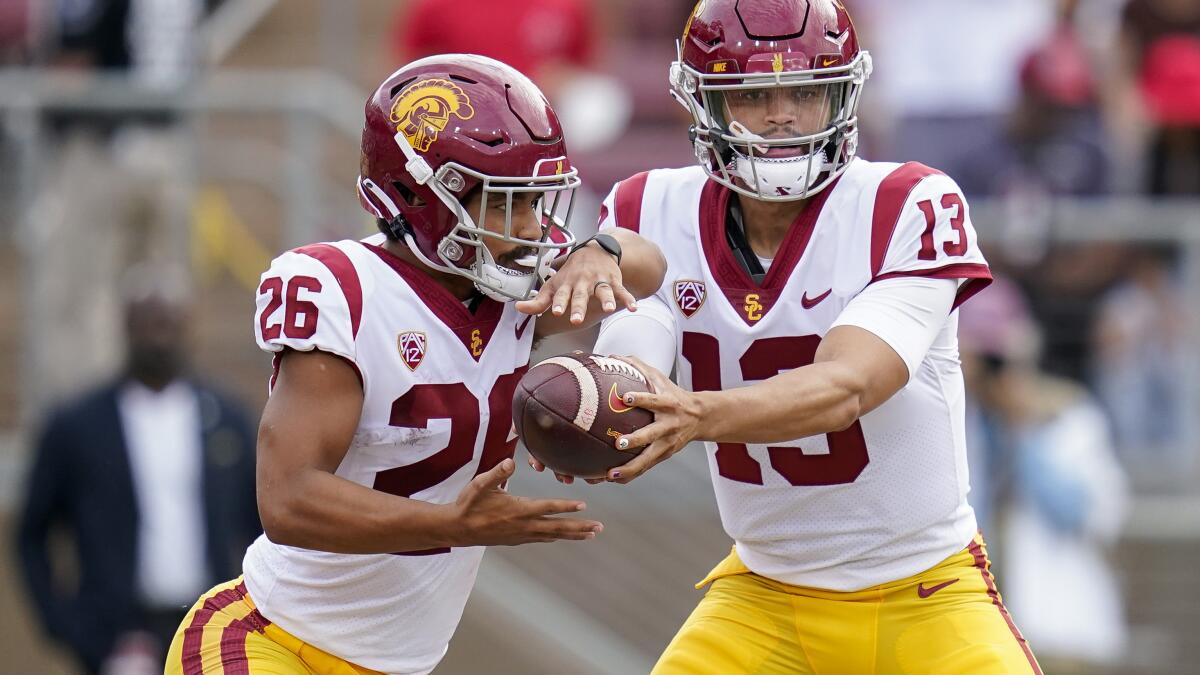 USC avoids upset vs. Oregon State after Caleb Williams connects