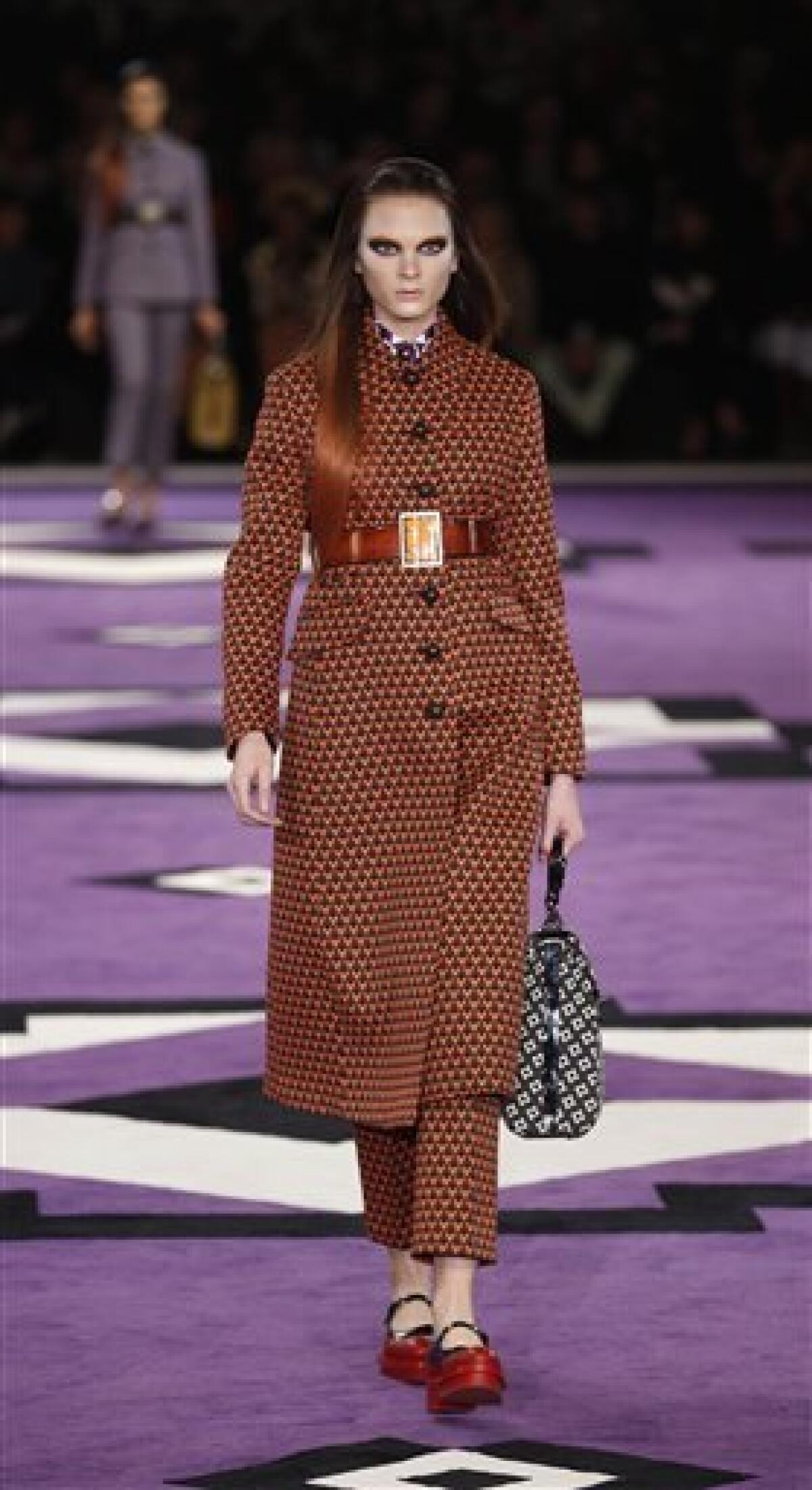 Milan Italy February 2019 Street Style Women Wearing Fendi Fashion