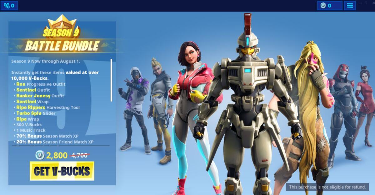 Fortnite Battle Bundle