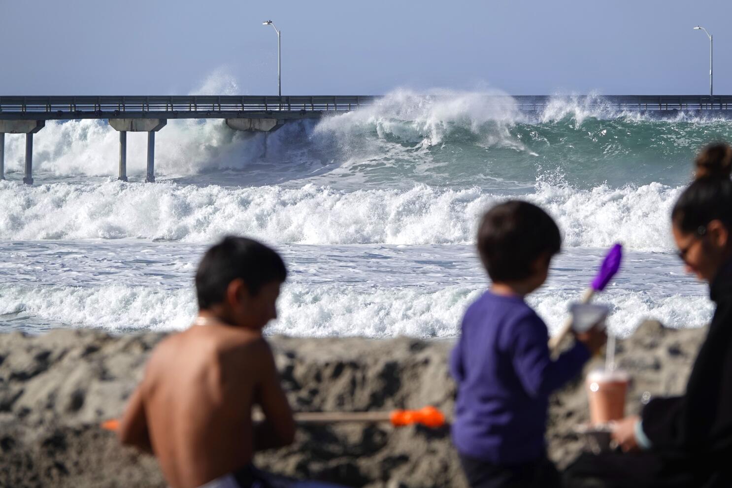 Largest swell this season could hit vulnerable coastal roadways on state's  north shores