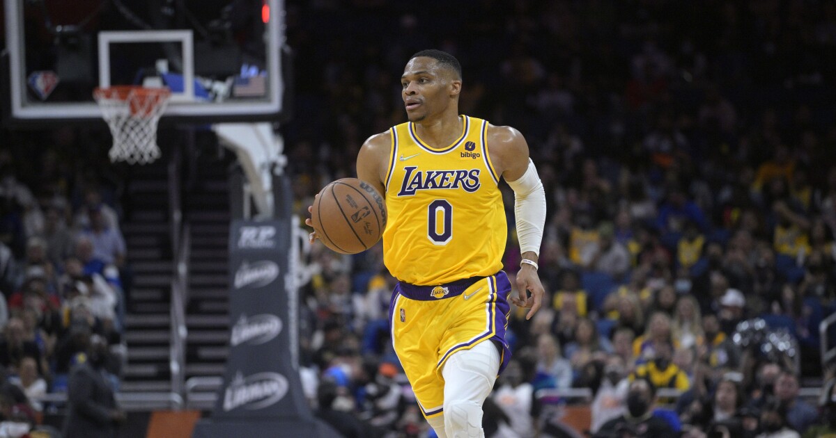 Russel Westbrook, do Lakers, se separa do agente Thad Futcher