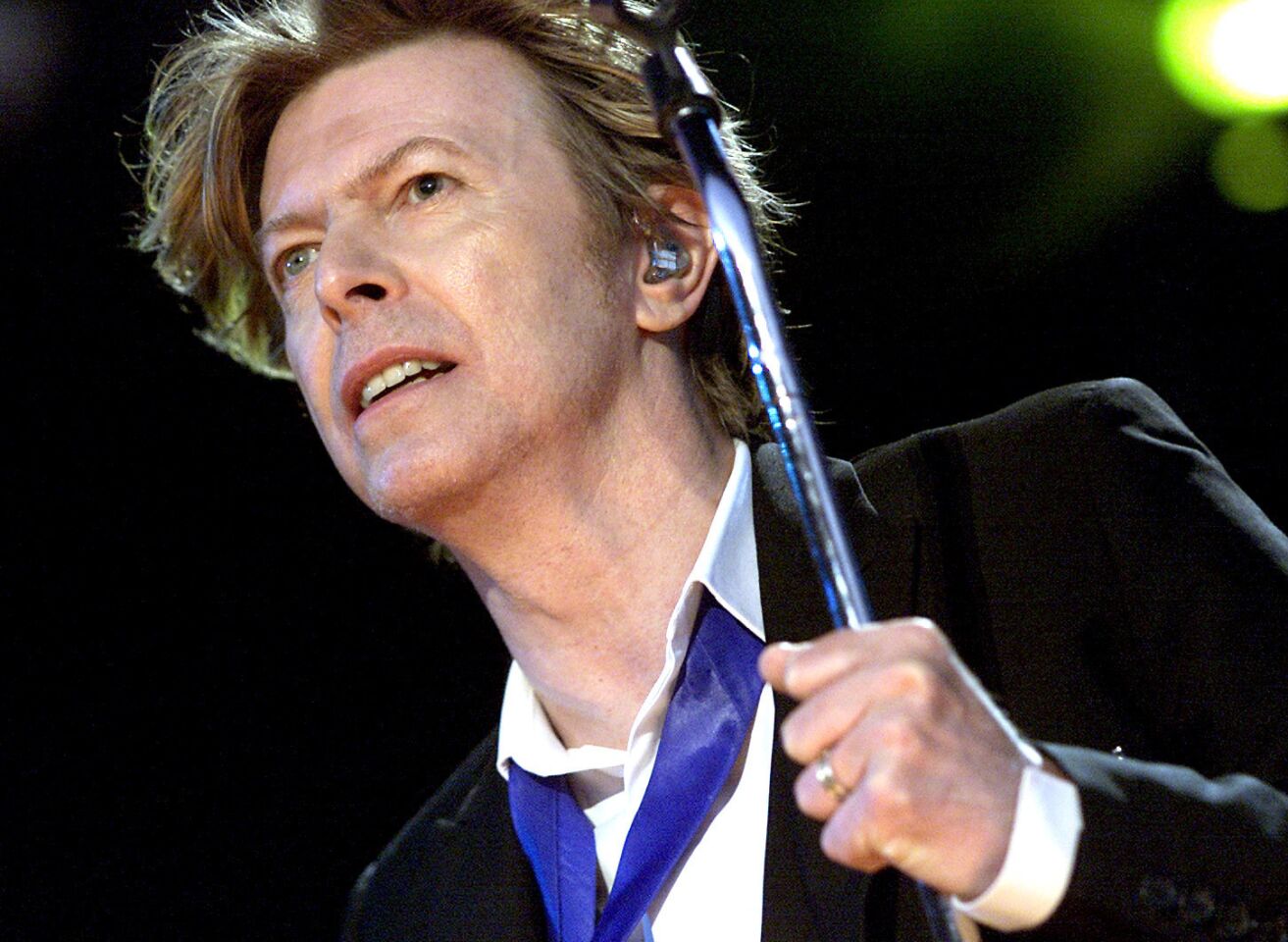 David Bowie, performing at the Area2 Festival in Irvine in 2002, earned four posthumous nominations for the 59th Grammy Awards.