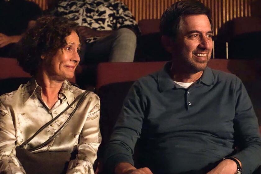 Ray Romano and Laurie Metcalf in a scene from "Somewhere in Queens."