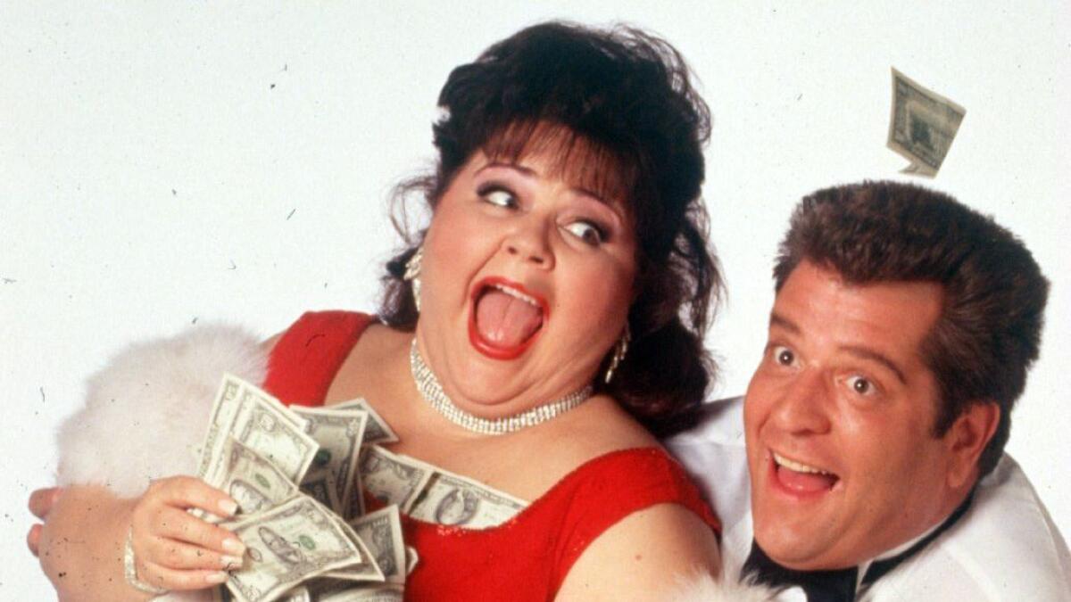Patrika Darbo and Stephen Lee starred in NBC's 1994 movie "Roseanne and Tom: Behind the Scenes."
