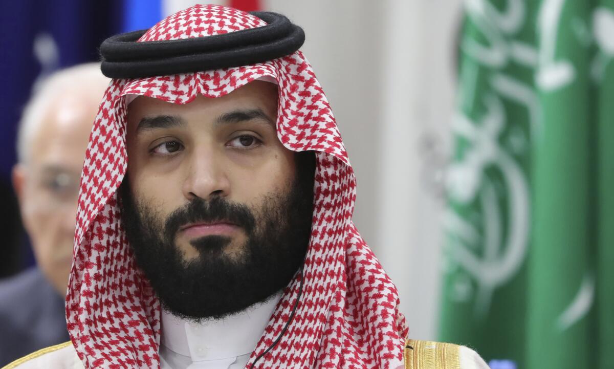 Saudi Arabia's Crown Prince Mohammed bin Salman