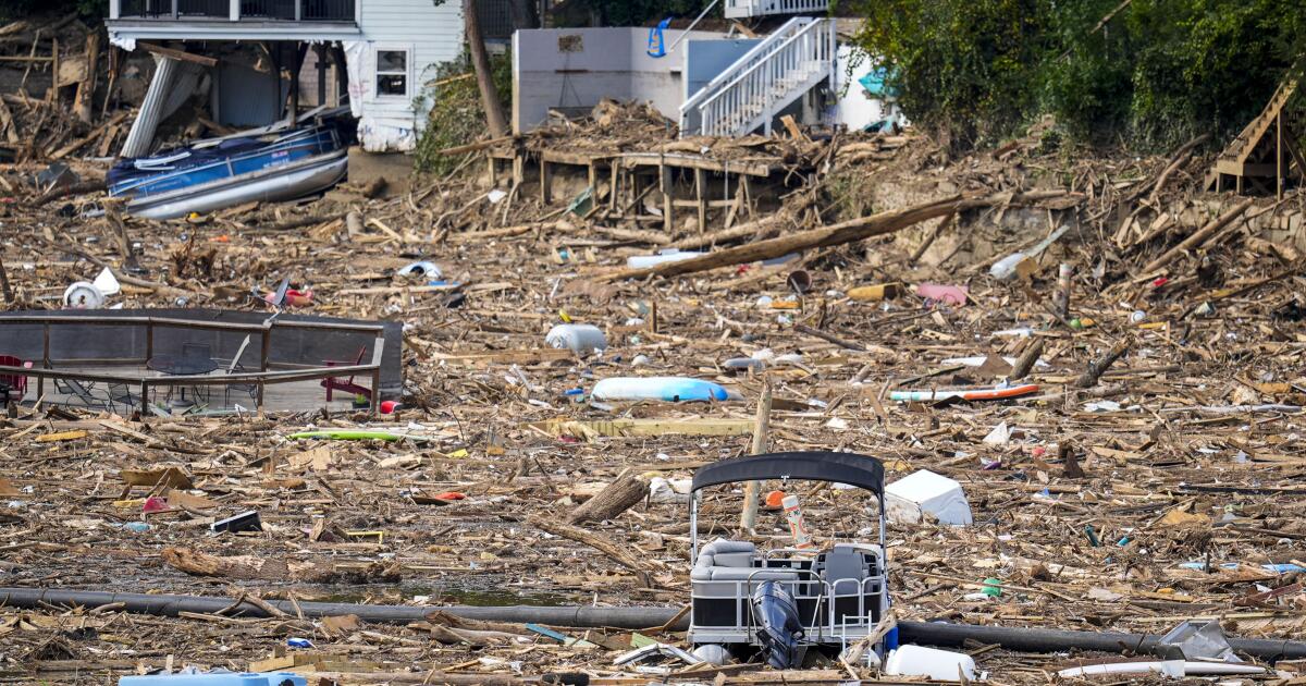 Column: Trump wants Helene victims to fear and doubt FEMA. Their experience is contradicting him