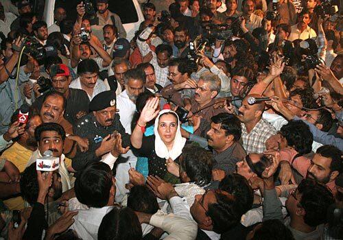 Benazir Bhutto in Lehore