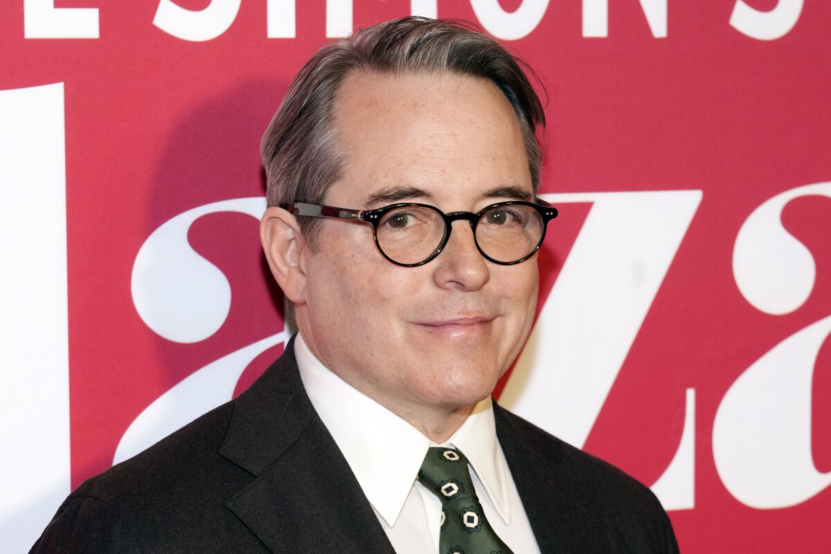Actor Matthew Broderick, photographed in March in New York City.
