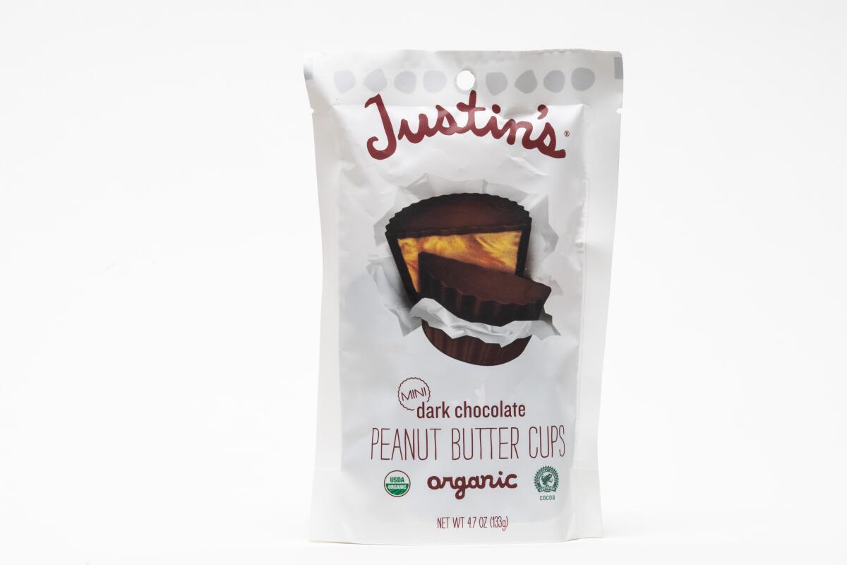 Justin's dark chocolate peanut butter cups