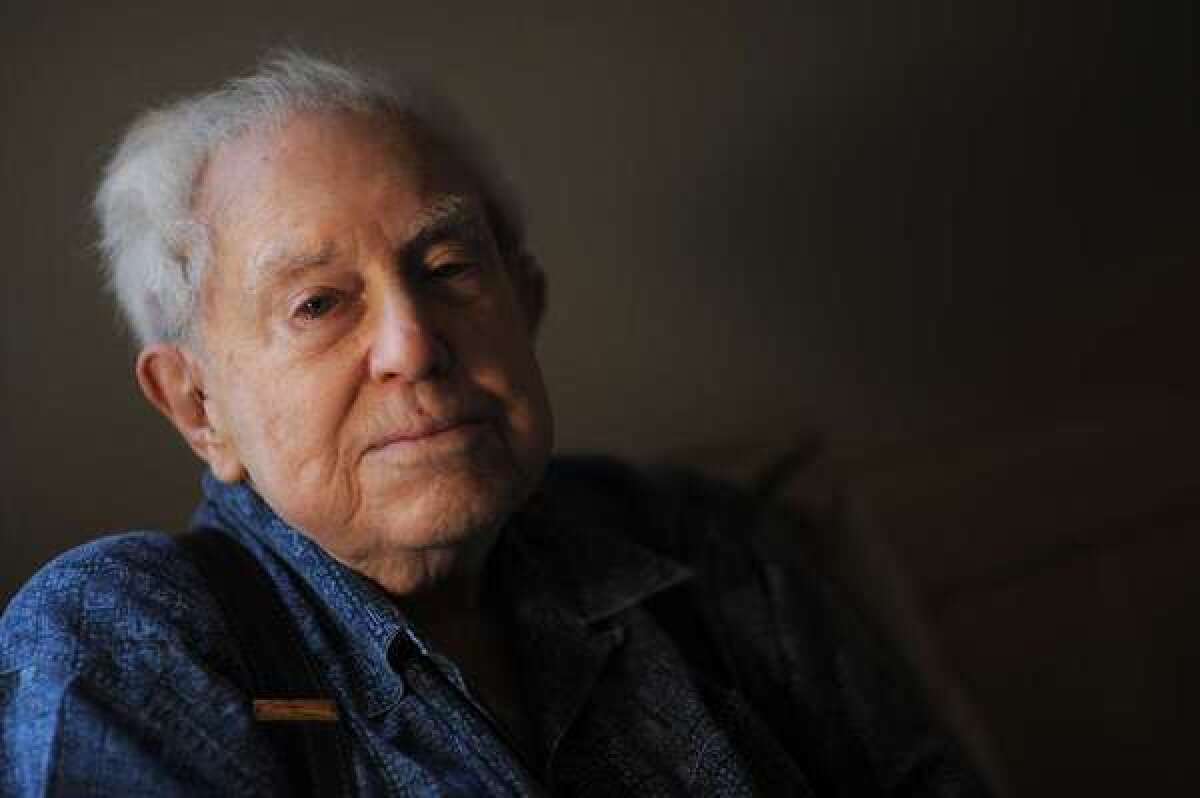 Composer Elliott Carter, shown at his New York home in 2008. The renowned composer, 103, was one of several notable classical-music figures who died in 2012.