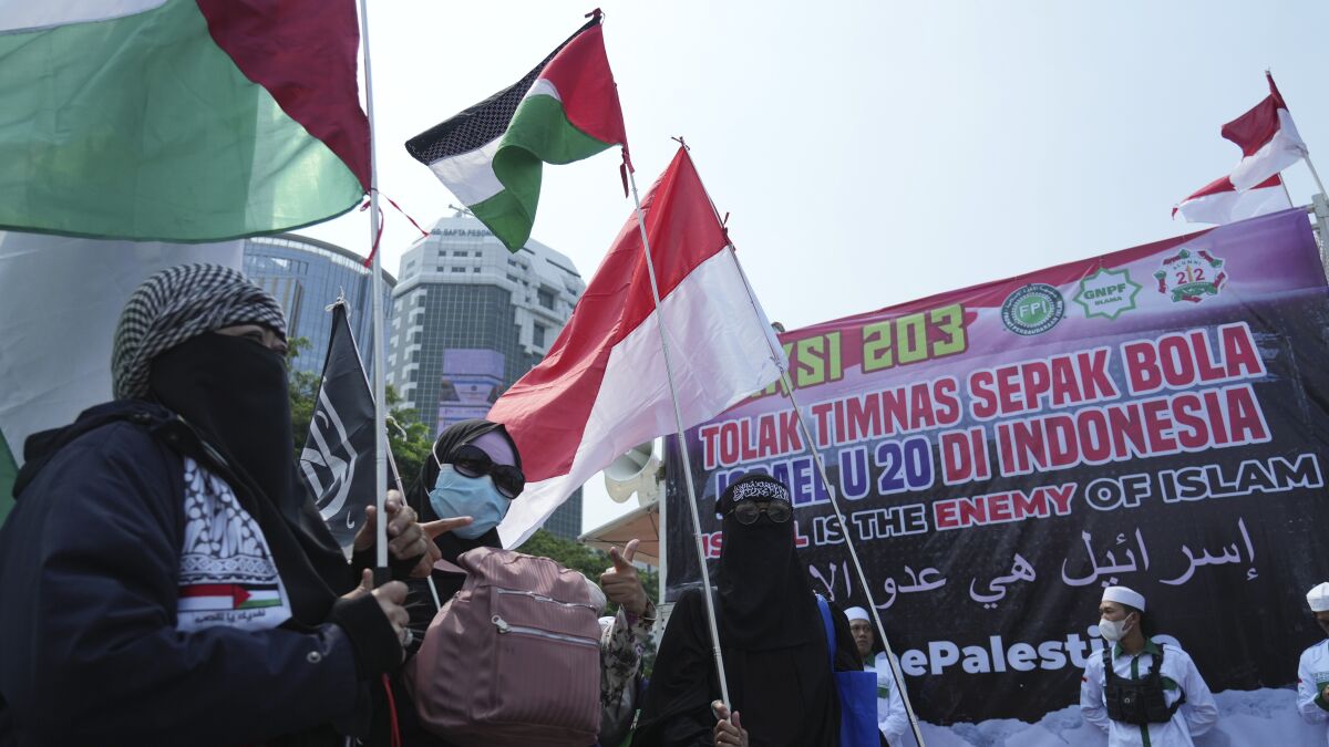 Indonesia's issues with Israel delay FIFA U20 World Cup draw - The San  Diego Union-Tribune