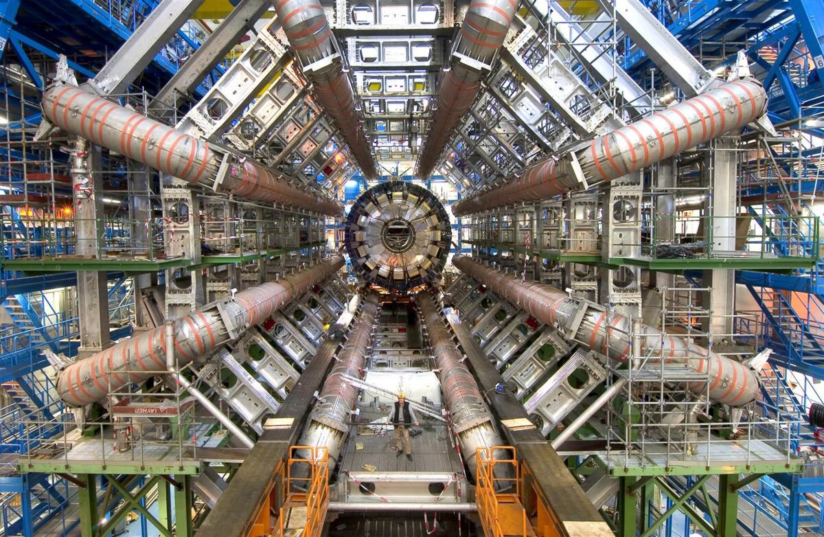 The European Large Hadron Collider, a symbol of America's withdrawal from basic research.