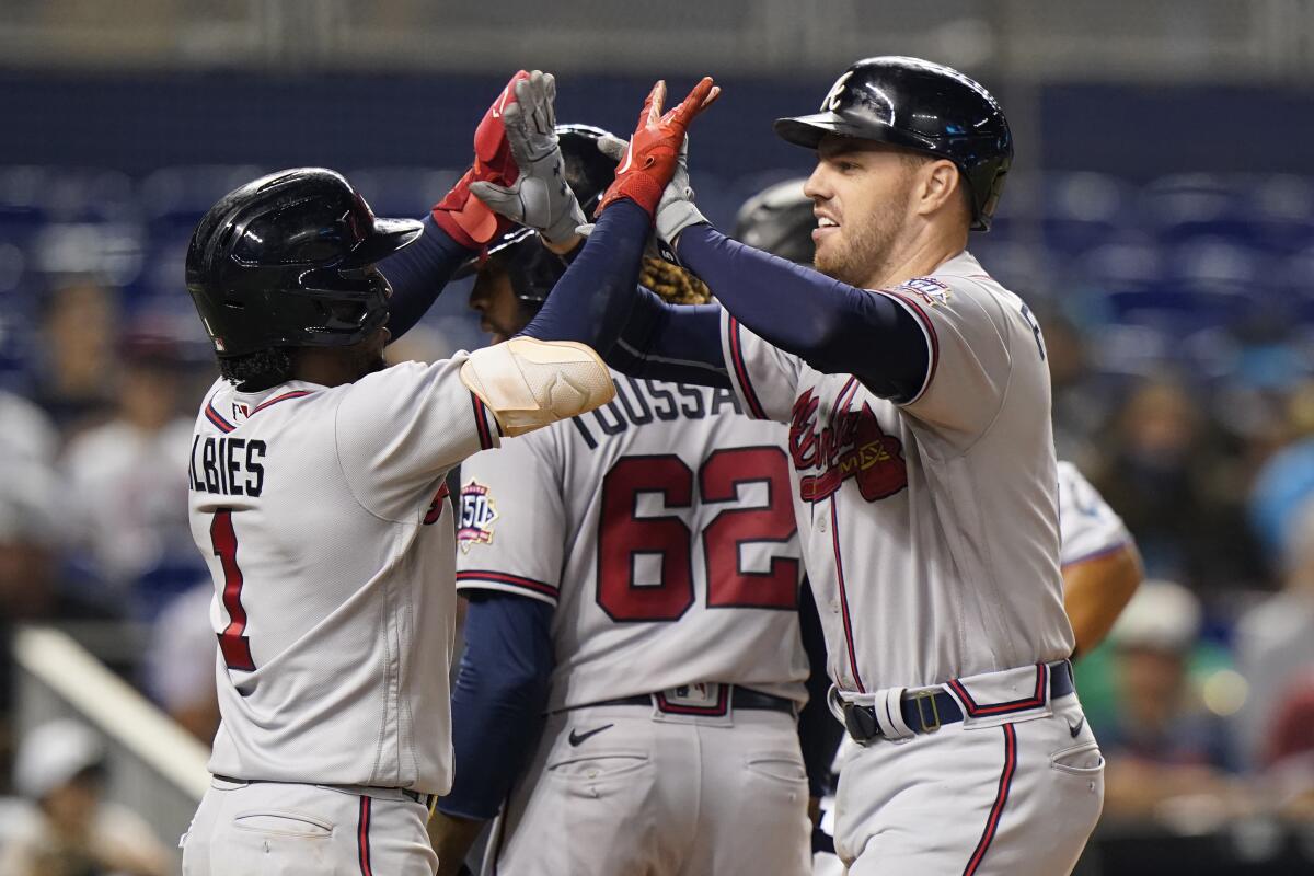 Freddie Freeman's go-ahead homer, 10/12/2021