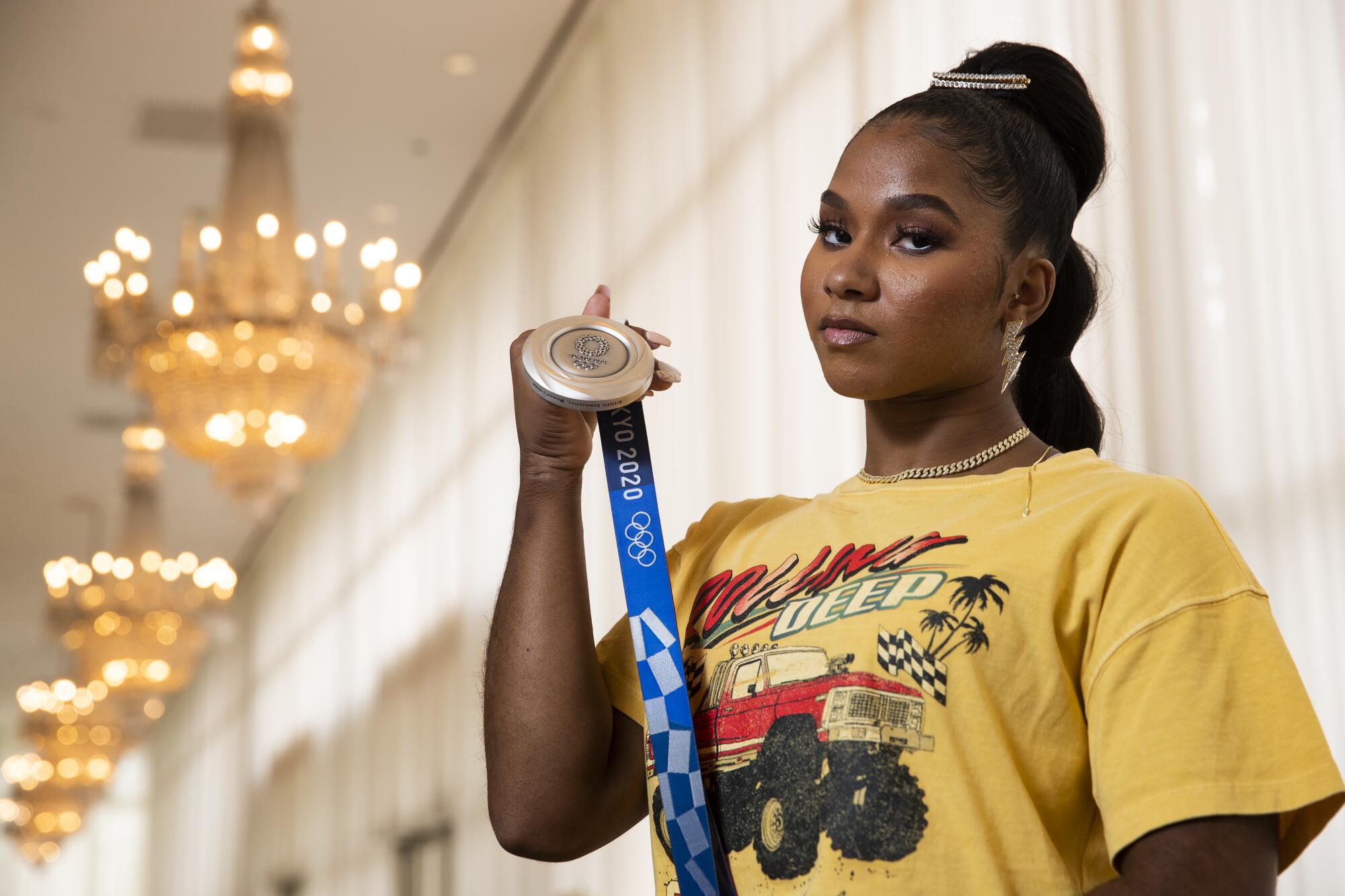 UCLA gymnast Jordan Chiles guided by a pursuit of greatness Los