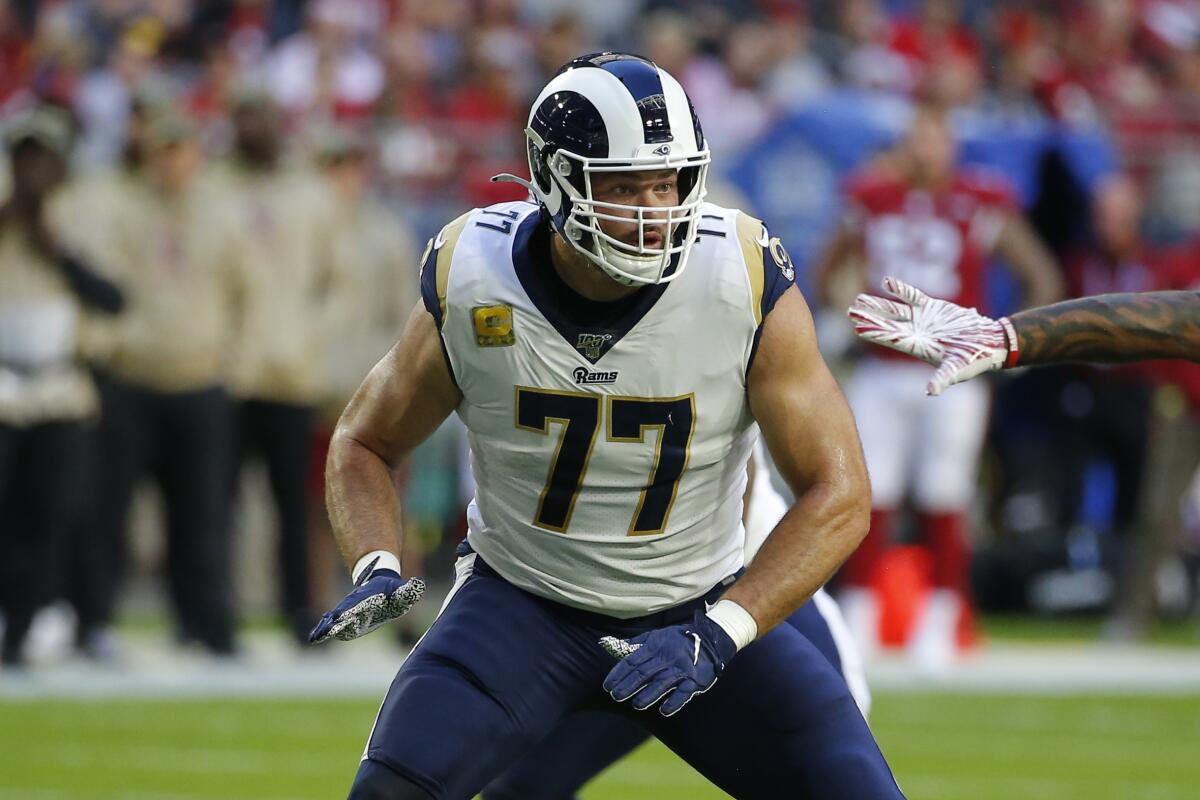 Los Angeles Rams offensive tackle Andrew Whitworth.