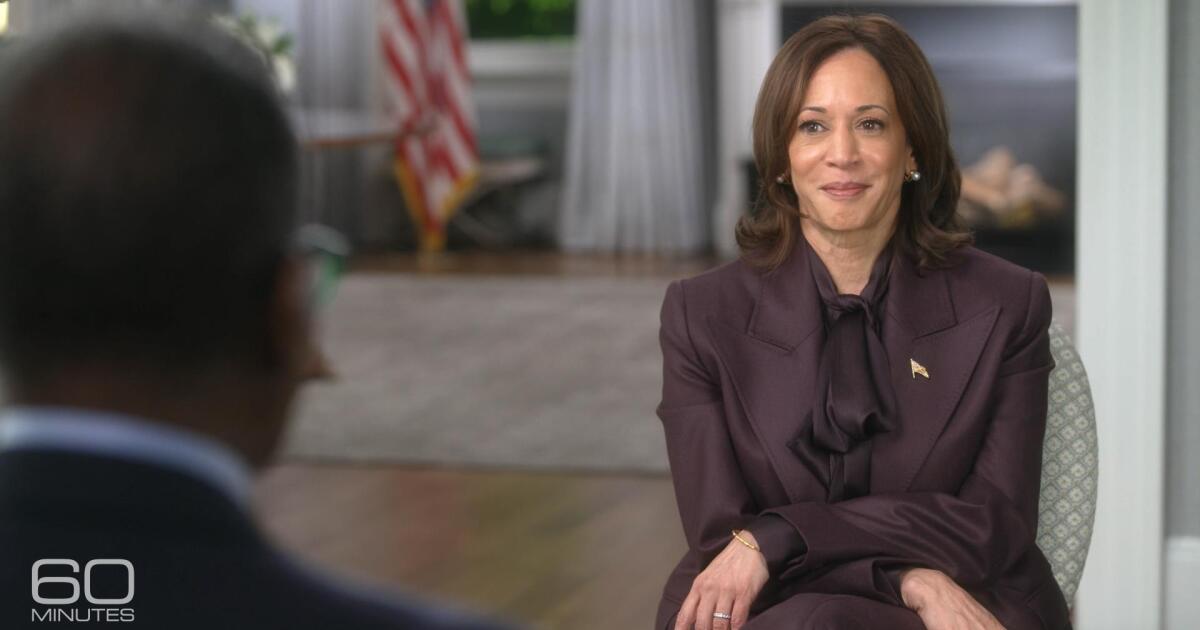 ’60 Minutes’ niega la acusación de Trump de que la entrevista de Harris fue editada engañosamente