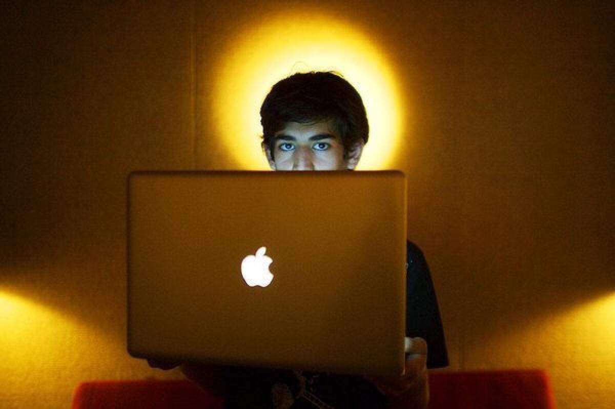 Internet activist Aaron Swartz died Friday.