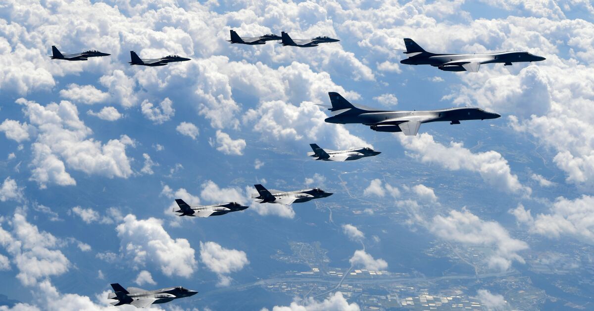 North Korea fires more missiles as U.S. flies bombers over South Korea