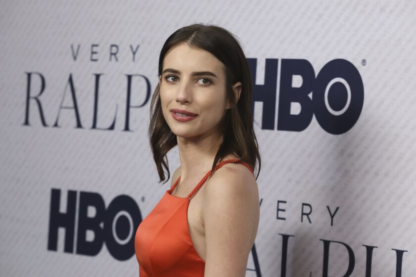Emma Roberts attends the HBO premiere of "Very Ralph," at the Paley Center for Media, Monday, Nov. 11, 2019, in Beverly Hills, Calif. (Photo by Mark Von Holden/Invision/AP)