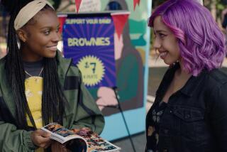 Kaci Walfall and Camila Moreno in "Naomi" on The CW.