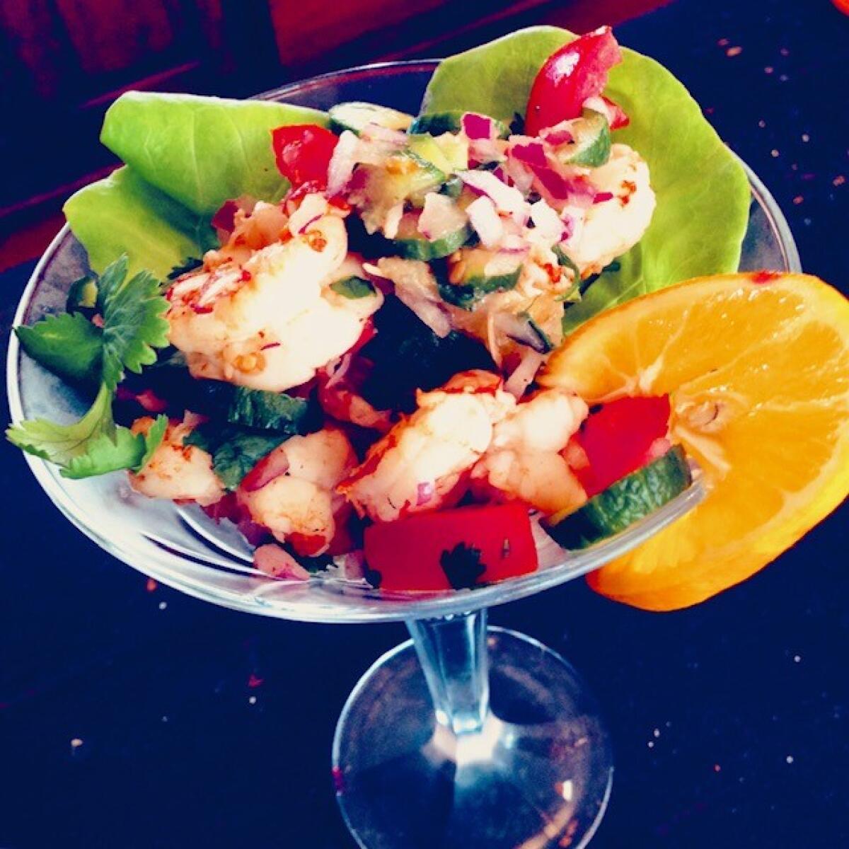 Seafood "martini"