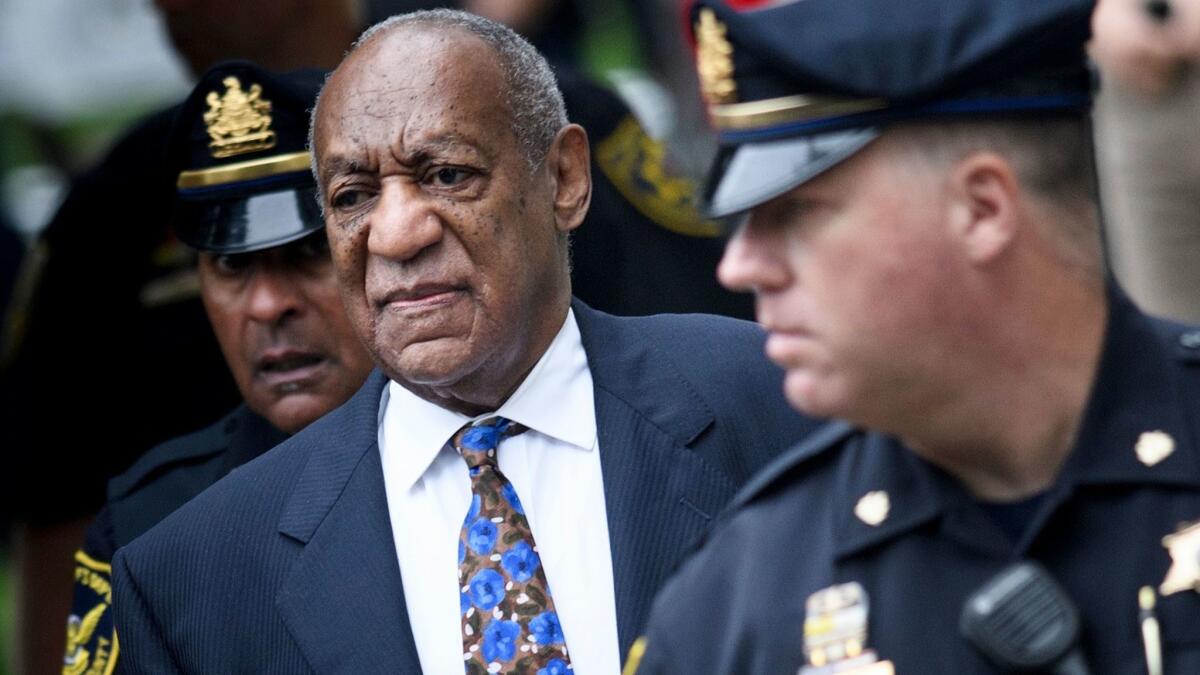 Bill Cosby arrives at court in Norristown, Pa., to face sentencing for sexual assault.