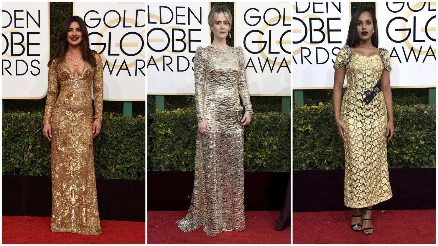 Sophie Turner in Louis Vuitton at 2017 Golden Globe Awards in